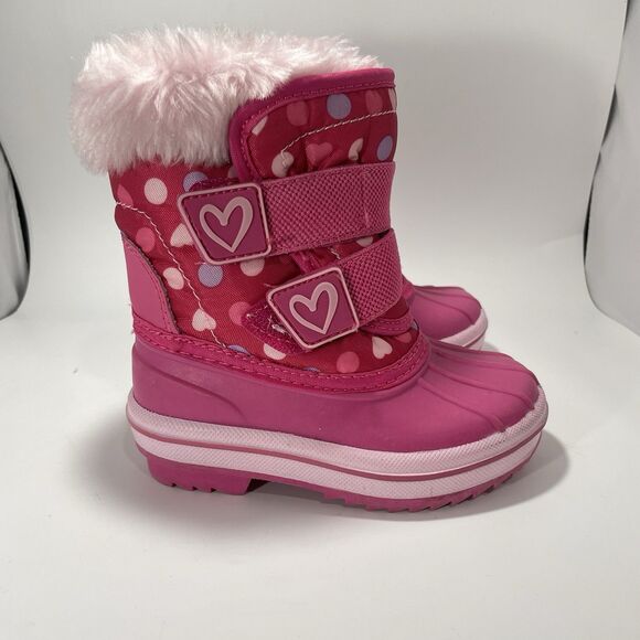 Lot Of 3 Toddler Girls Sneakers Boots Polo Sketchers Circo Sz 5 - 6 Pink Purple - Picture 13 of 16